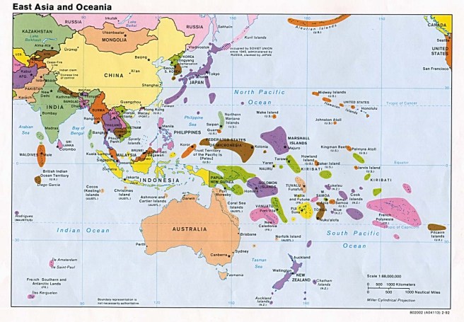 East-Asia-and-Oceania-Political-Map